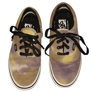 VANS COMFY CUSH TIE DYE SNEAKERS UNISEX - WOMENS SIZE 6.5 MENS SIZE 5